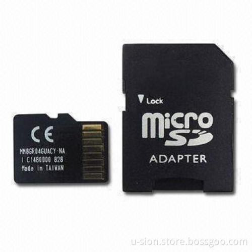 Micro SD/TF Cards with 1 to 64GB Capacity, High-transfer Speed, CE Mark, Custom Logo Service